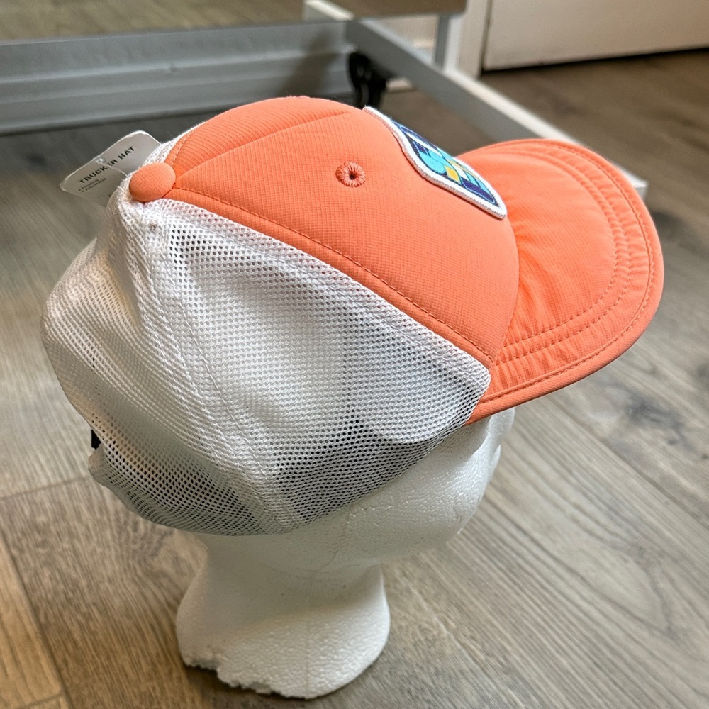 Speedo Kids Vibrant Orange and White Hat - Picture 5 of 8